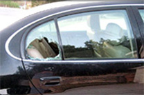 Broken Car window glass replacement